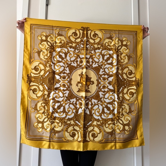 Authentic Hermes Carré 90 LES TUILERIES Tuileries Garden Silk Scarf W/Box - Picture 7 of 9